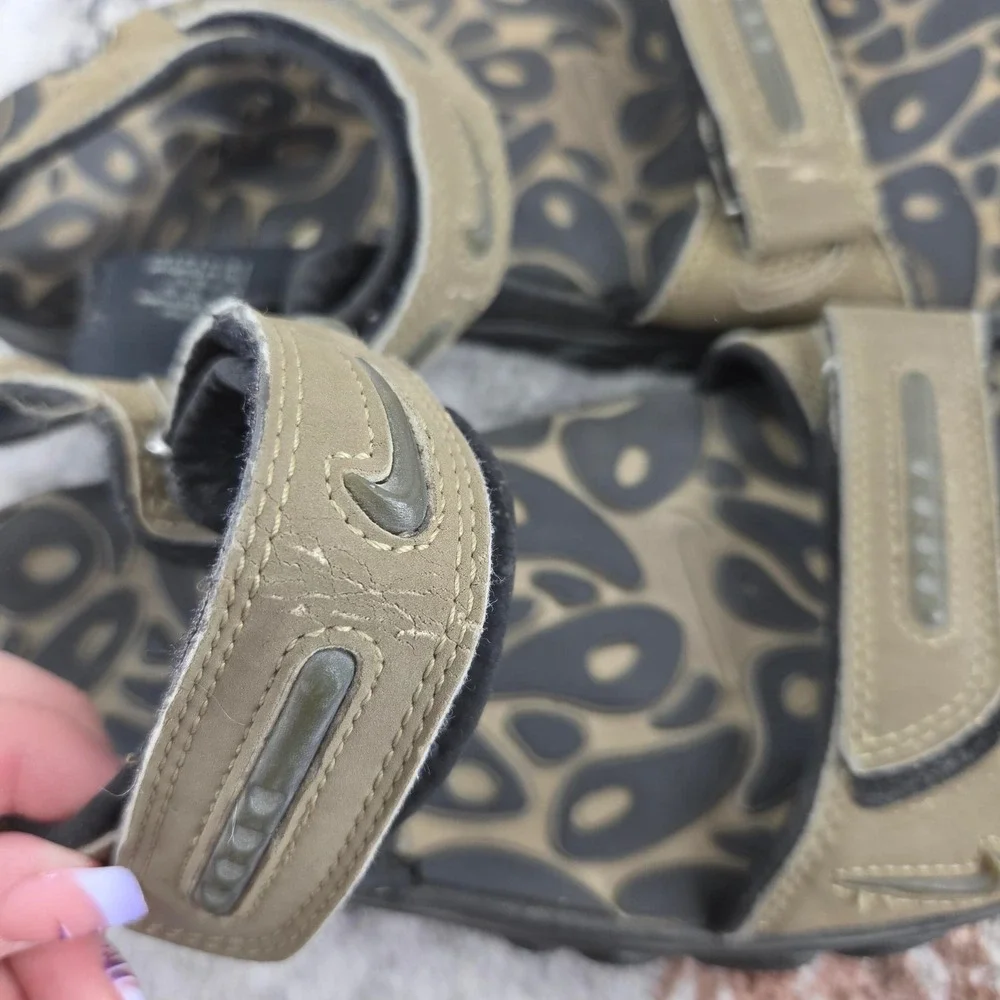 Nike‎ ACG Sport Hiking Sandals Mens 11 Brown Vintage Hook and Loop 00s